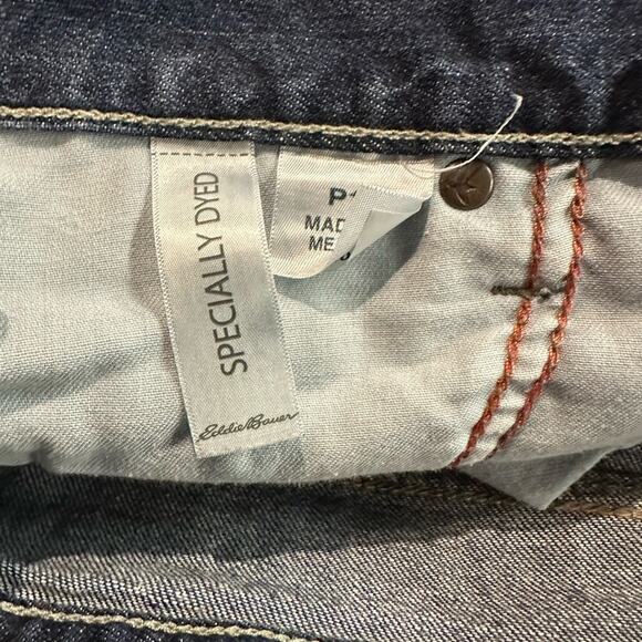 Eddie Bauer Boyfriend P10 Denim Rolled Cuff Shorts - Picture 5 of 6